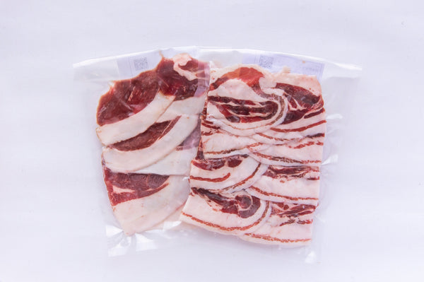 猪肉スライスお試しセット400g（モモ・バラ200g各2p）長崎県産天然イノシシ肉