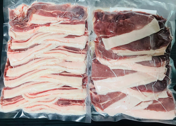 猪肉ファミリースライスセット1200g（モモ・バラ各600g）長崎県産天然イノシシ肉